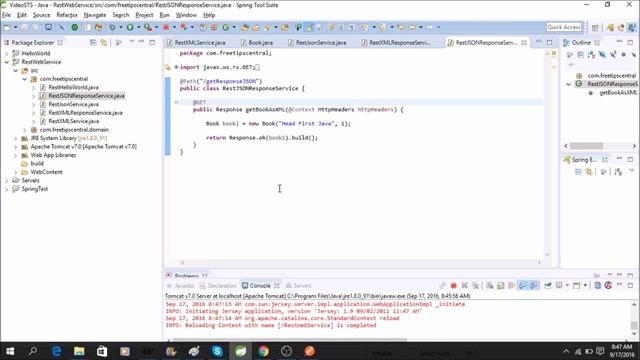 How To Get JSON Response From Jersey Rest Service смотреть онлайн