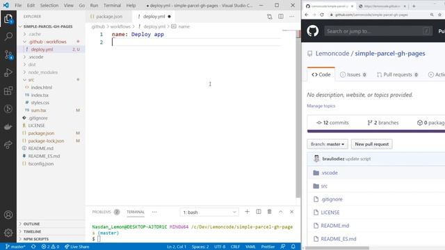 gh-pages + CD + Github Actions смотреть онлайн