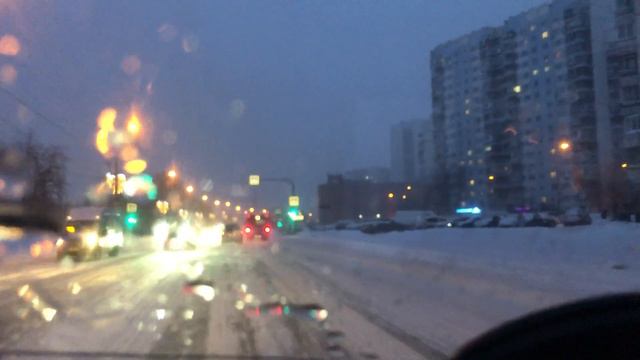 Видео 239. Сильный снегопад в Москве. 12/02/2021 смотреть онлайн