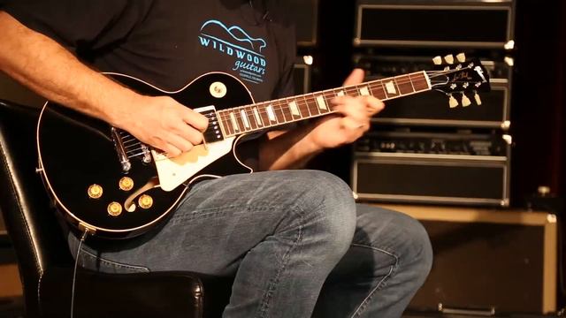 Gibson Custom Shop ES-Les Paul Black Top • SN: 12044721 смотреть онлайн
