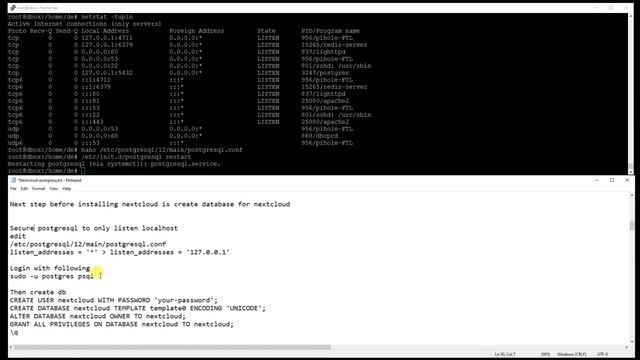 How to install Nextcloud with postgresql смотреть онлайн