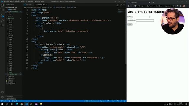 Usar Label vai melhorar seus formulários - @Curso em Vídeo HTML5 e CSS3 смотреть онлайн