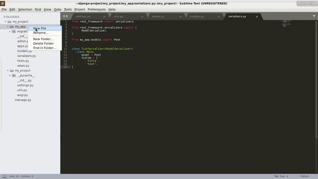 Android, React Native + Django rest application ListAPIView. Back-end part 1. смотреть онлайн