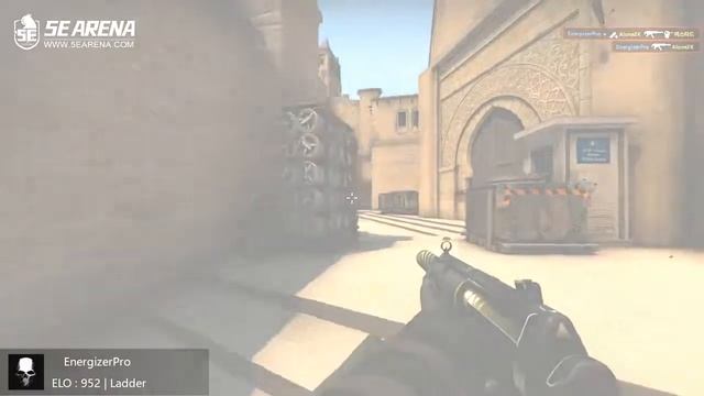 играть на 5e Arena CS Go 5e arena -5 with mp5 de_mirage смотреть онлайн