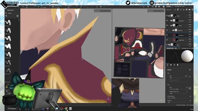 Sword of the Necromancer: Revenant - Dev Stream 2 - Ivet working on Sigr's textures смотреть онлайн