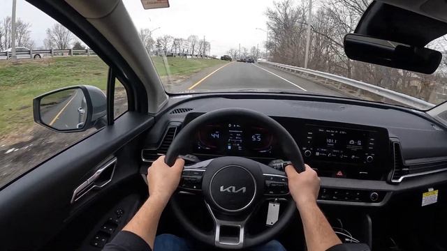2023 Kia Sportage Detailed POV Test Drive - How Does The Base Trim Drive? смотреть онлайн
