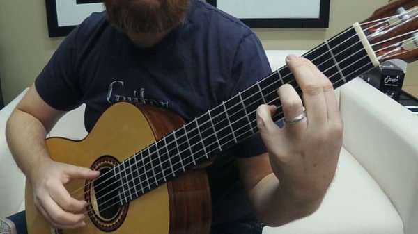 Classical guitar in 3/4