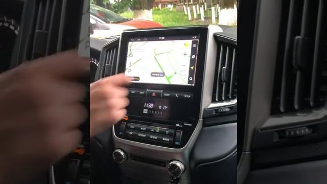 Мультимедийный навигационный блок на базе Android 7.1 Для Toyota Land Cruiser 200 2016-20 смотреть онлайн