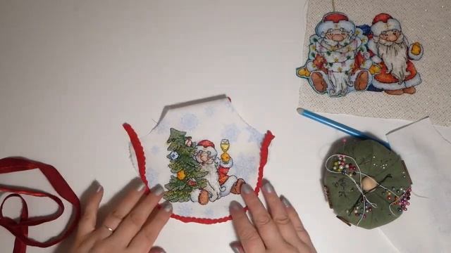 Фартучек из вышивки ❄️идея для подарка смотреть онлайн