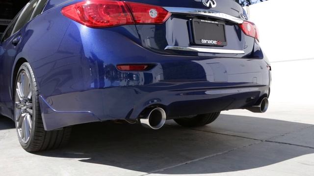 Tanabe Medalion Touring Exhaust - 2016 Infiniti Q50 Red Sport 400 (RWD) смотреть онлайн