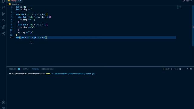 Left Pascal Star Pattern using for loop in javascript 2023 | Papa Developer смотреть онлайн