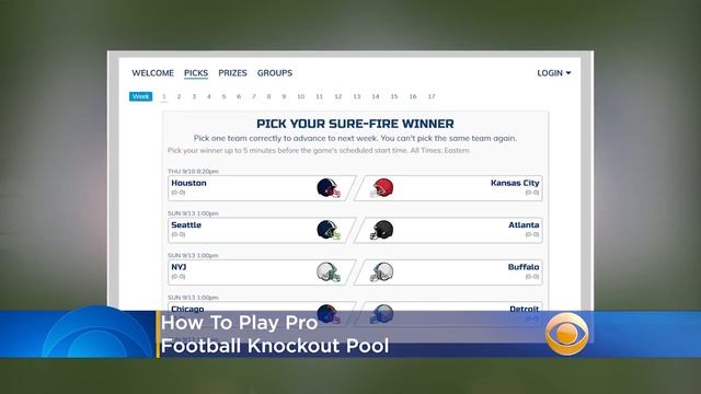 How To Play Pro Football Knockout Pool смотреть онлайн