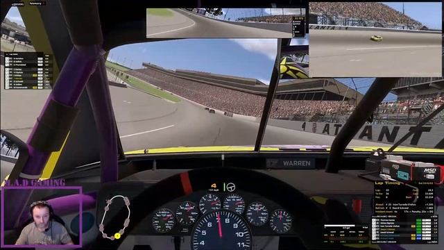 iRacing /Atlanta Motor Speedway /Nascar B Xfinity Series /Ford Mustang /Season 2 Week 1 смотреть онлайн