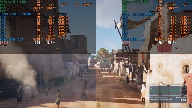 Intel i5-9400F | Geforce RTX 2060 6GB Low | Ultra 720p Assassin's Creed: Истоки смотреть онлайн