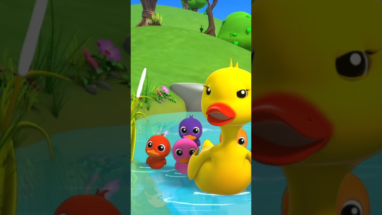 Пять маленьких уток #babysongs #nurseryrhymes #farmes #cartoon смотреть онлайн
