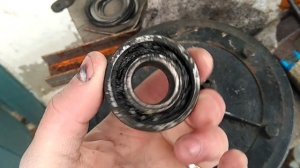 Мотоблок зубр, разлетелся выжимной сцепления