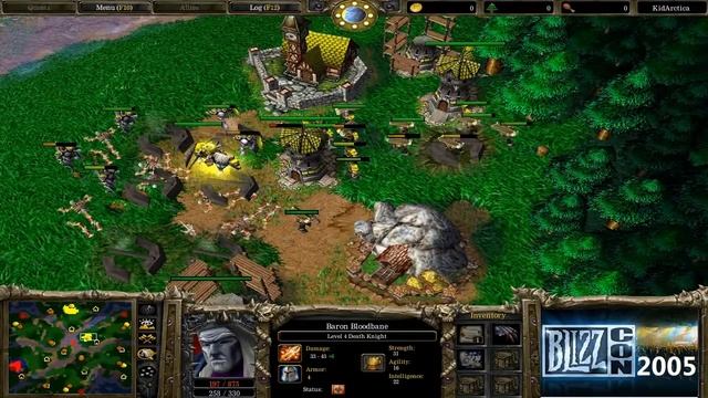 Warcraft 3 - BlizzCon 2005 (Quarterfinals) 4K^FuRy (U) vs eTched (H) Game 1 смотреть онлайн