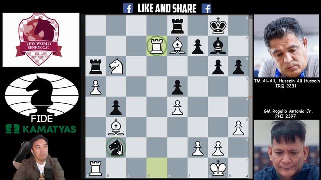 GM Rogelio Antonio Jr. ng PILIPINAS, NANANALASA SA WORLD SENIORS CHESS CHAMPIONSHIP SA ITALY! смотреть онлайн