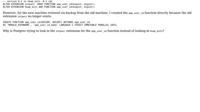 Databases: Debug why Postgres wants to use an uninstalled extension for a function (2 Solutions!!) смотреть онлайн
