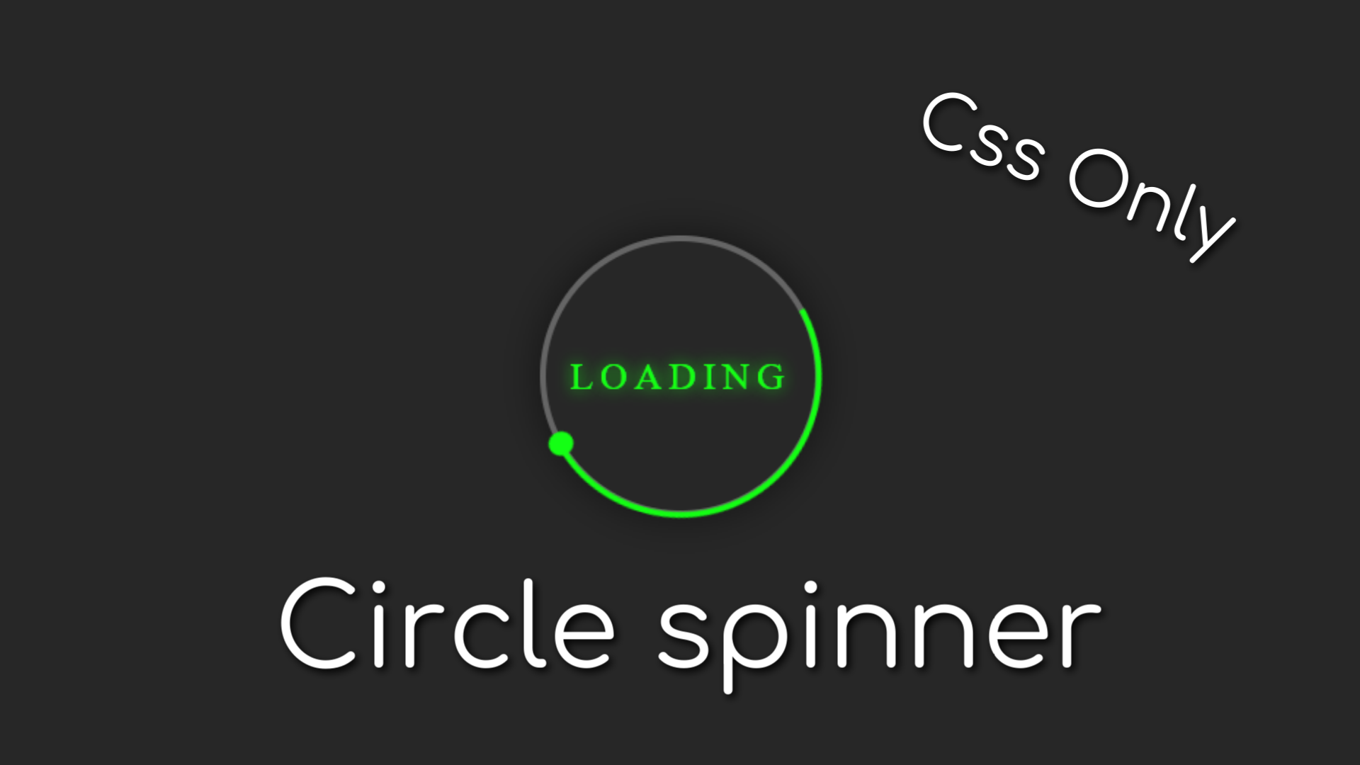 Как сделать крутящийся спиннер на HTML5 и CSS3 смотреть онлайн