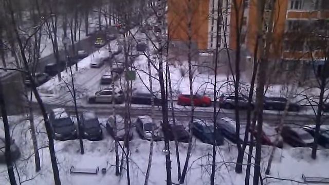 Moscow weather - It snows / Снегопад смотреть онлайн