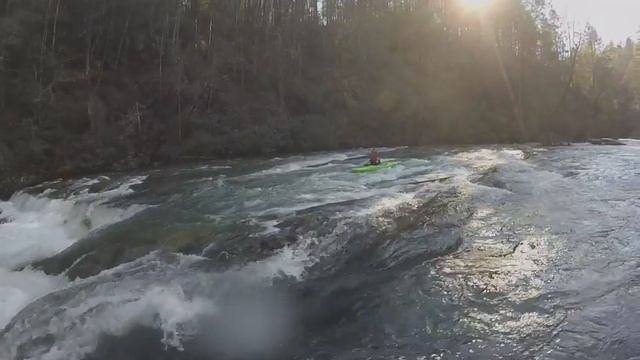 Foothills paddling club, Creeking 101, pinball rapid. смотреть онлайн