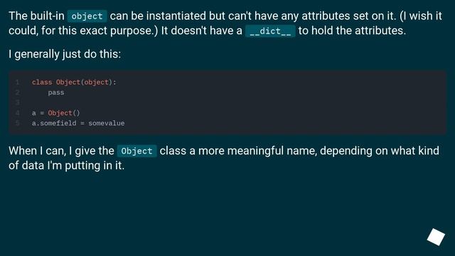 How can I create an object and add attributes to it? смотреть онлайн
