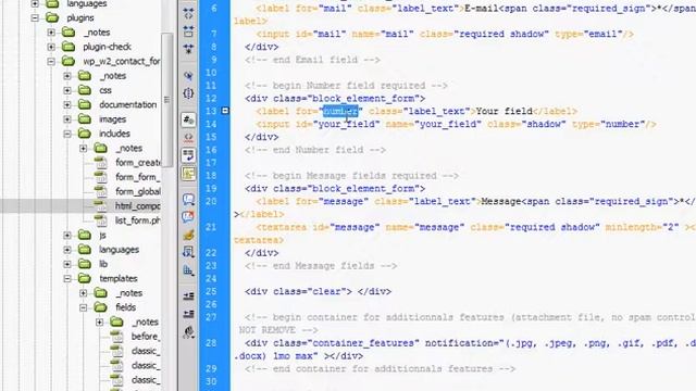 w2 Ajax Contact Form for wordpress - create my own HTML template file смотреть онлайн