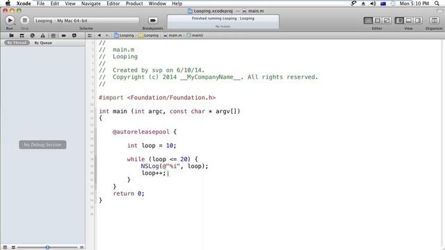 Free Objective C Programming Tutorial for Beginners 8 - Do and While Loop in Objective C смотреть онлайн