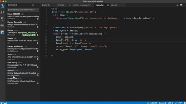 Debugging PHP7 Applications in Docker смотреть онлайн