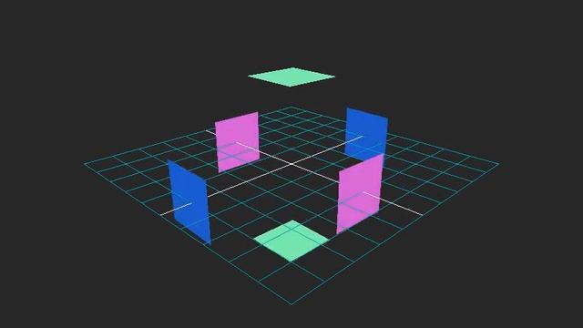 Buffer geometry position attribute - threejs demo смотреть онлайн