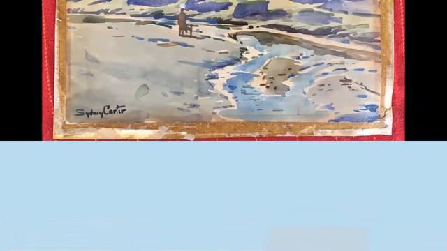 Bellingan Scott Restoration - Sydney Carter watercolour, time lapse of restoration смотреть онлайн