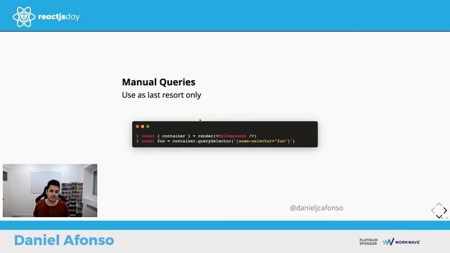 React Hooks broke my tests, now what? | Daniel Afonso | reactjsday 2020 смотреть онлайн