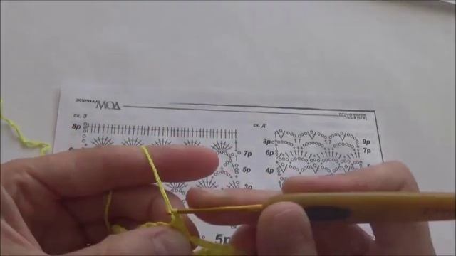 узор крючком смотреть онлайн