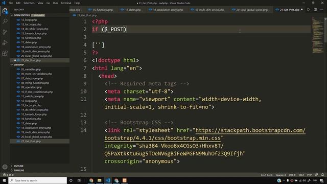 PHP Forms Tutorial: GET & POST Requests in php | PHP Tutorial #21 смотреть онлайн