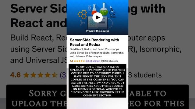 Server Side Rendering with React and Redux смотреть онлайн
