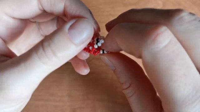 ПРОСТОЕ кольцо из бисера с грибочком // SIMPLE mushroom beaded ring смотреть онлайн