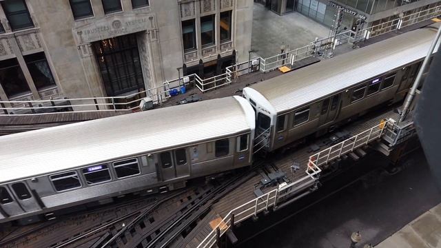 CTA L trains a Evening Rush Tower 18 Compilation смотреть онлайн
