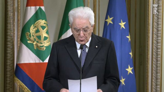 Mattarella interviene alla cerimonia con il Corpo Diplomatico смотреть онлайн