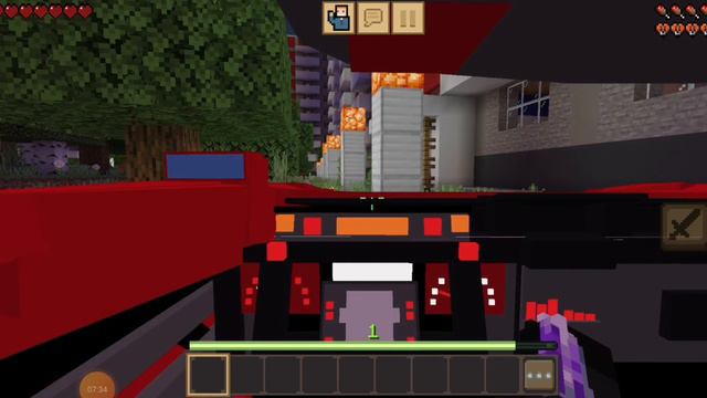 обзор города в Майнкрафте crufting and building смотреть онлайн