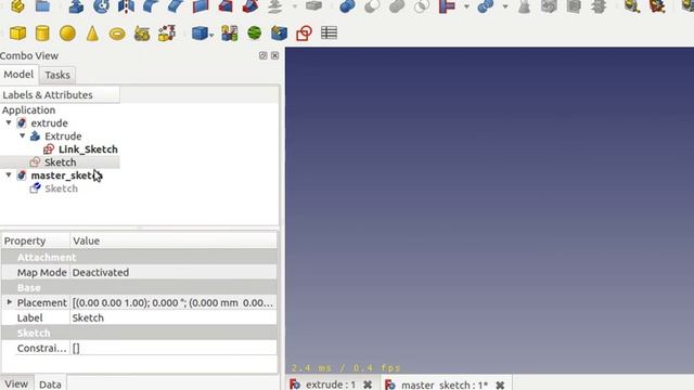 Use linked sketch with FreeCAD смотреть онлайн