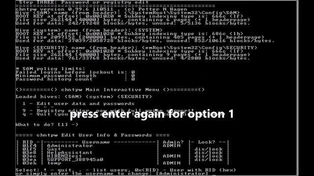 HIREN's Windows password reset tools Hiren's BootCD 15.2 смотреть онлайн