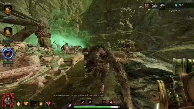 Using the new TROLLHAMMER TORPEDO in the Chaos Wastes Warhammer Vermintide 2 смотреть онлайн