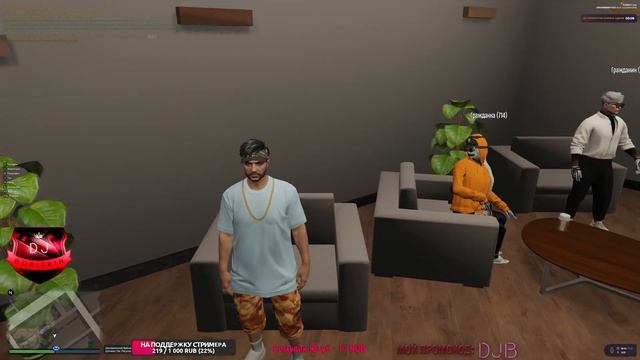 GTA 5 RP! ГТА 5 РП! Обновление Рынок! Прогулка! Strawberry! DJBoriskin! Grand Theft Auto V! #gta смотреть онлайн
