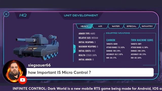 INFINITE CONTROL: Dark World | New Mobile RTS Game | Live Stream Announcement @FATSQUATCH GAMES смотреть онлайн