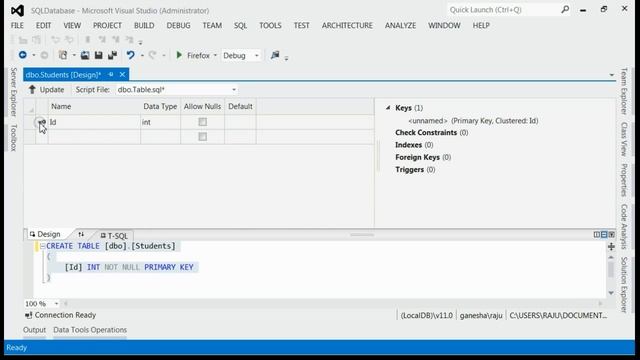 How To Create Database And Table In Visual Studio - Any Version смотреть онлайн