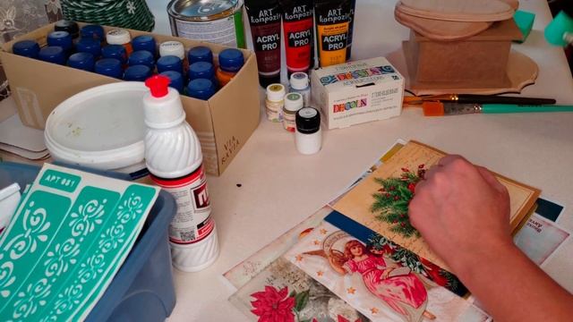 ДЕКУПАЖ С НУЛЯ |Урок 1| Какие материалы нужны для декупажа? смотреть онлайн