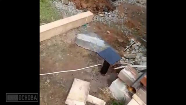 Подъем брусовой бани на сваи без балки или швеллера со сдвижкой смотреть онлайн