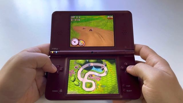 Mini RC Rally | Nintendo DSi XL handheld gameplay смотреть онлайн
