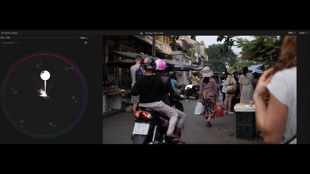 ORANGE and TEAL Look COLOR GRADING Tutorial смотреть онлайн